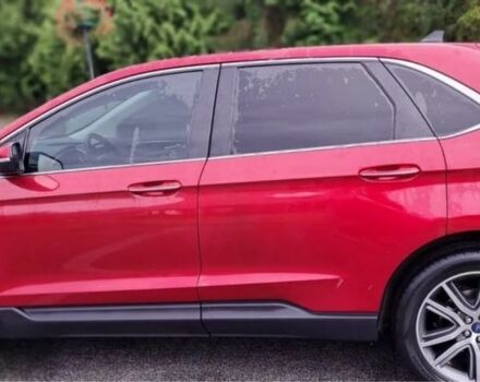 Красный Форд Эдж, объемом двигателя 2 л и пробегом 95 тыс. км за 13200 $, фото 3 на Automoto.ua