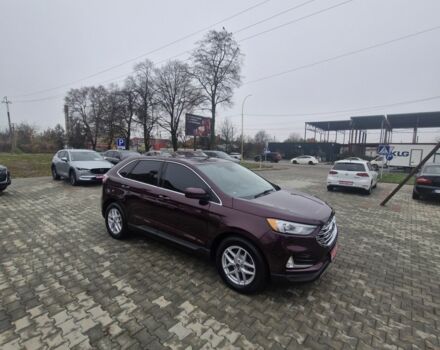 Красный Форд Эдж, объемом двигателя 2 л и пробегом 141 тыс. км за 19300 $, фото 4 на Automoto.ua