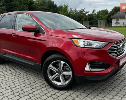 Красный Форд Эдж, объемом двигателя 2 л и пробегом 105 тыс. км за 22222 $, фото 1 на Automoto.ua