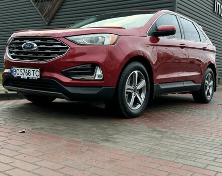 Червоний Форд Едж, об'ємом двигуна 2 л та пробігом 20 тис. км за 21900 $, фото 1 на Automoto.ua