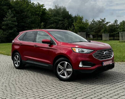 Красный Форд Эдж, объемом двигателя 2 л и пробегом 105 тыс. км за 22222 $, фото 2 на Automoto.ua