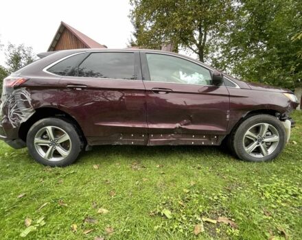 Красный Форд Эдж, объемом двигателя 2 л и пробегом 83 тыс. км за 11500 $, фото 2 на Automoto.ua