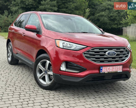 Красный Форд Эдж, объемом двигателя 2 л и пробегом 105 тыс. км за 22222 $, фото 7 на Automoto.ua