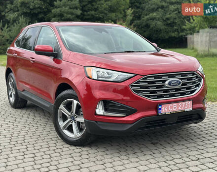 Красный Форд Эдж, объемом двигателя 2 л и пробегом 105 тыс. км за 22222 $, фото 6 на Automoto.ua
