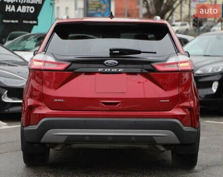 Красный Форд Эдж, объемом двигателя 2 л и пробегом 34 тыс. км за 23500 $, фото 4 на Automoto.ua