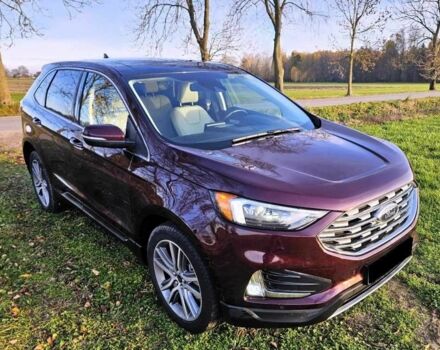 Красный Форд Эдж, объемом двигателя 2 л и пробегом 74 тыс. км за 14400 $, фото 3 на Automoto.ua