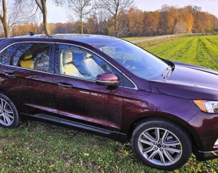 Красный Форд Эдж, объемом двигателя 2 л и пробегом 74 тыс. км за 14400 $, фото 4 на Automoto.ua