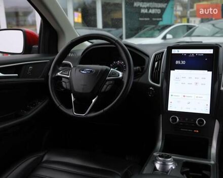 Красный Форд Эдж, объемом двигателя 2 л и пробегом 34 тыс. км за 23500 $, фото 11 на Automoto.ua