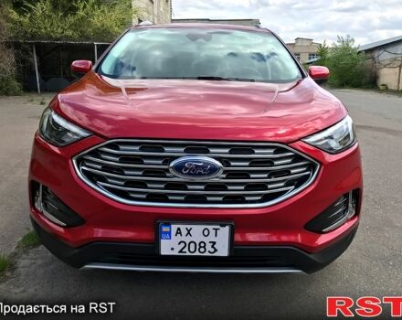 Красный Форд Эдж, объемом двигателя 2 л и пробегом 33 тыс. км за 23000 $, фото 1 на Automoto.ua
