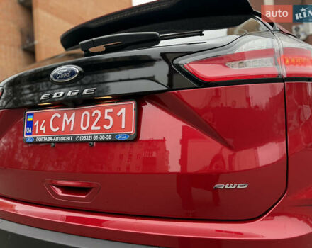 Красный Форд Эдж, объемом двигателя 2 л и пробегом 16 тыс. км за 24000 $, фото 31 на Automoto.ua