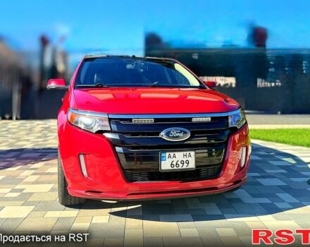 Красный Форд Эдж, объемом двигателя 3.7 л и пробегом 240 тыс. км за 1400 $, фото 1 на Automoto.ua