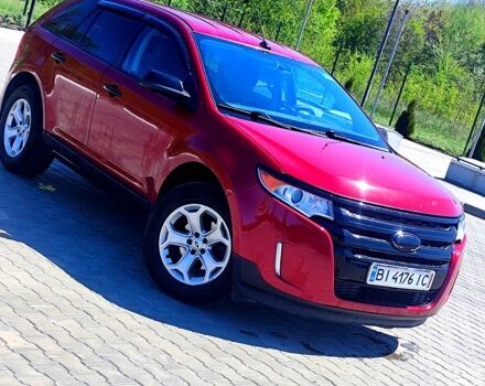 Красный Форд Эдж, объемом двигателя 3.5 л и пробегом 160 тыс. км за 11500 $, фото 1 на Automoto.ua