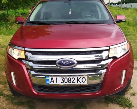 Красный Форд Эдж, объемом двигателя 3.5 л и пробегом 203 тыс. км за 15507 $, фото 1 на Automoto.ua