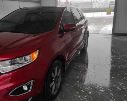 Красный Форд Эдж, объемом двигателя 2 л и пробегом 172 тыс. км за 15000 $, фото 1 на Automoto.ua