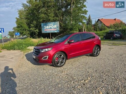 Красный Форд Эдж, объемом двигателя 2.7 л и пробегом 113 тыс. км за 15500 $, фото 1 на Automoto.ua