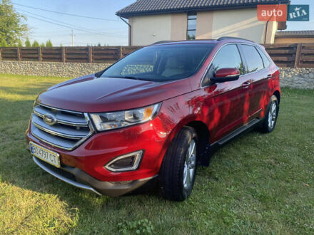 Красный Форд Эдж, объемом двигателя 3.5 л и пробегом 182 тыс. км за 15499 $, фото 1 на Automoto.ua