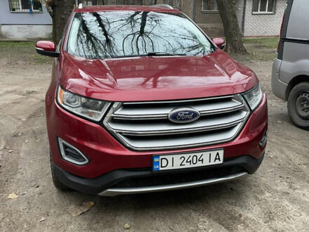 Красный Форд Эдж, объемом двигателя 2 л и пробегом 184 тыс. км за 13000 $, фото 1 на Automoto.ua