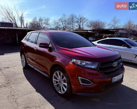 Красный Форд Эдж, объемом двигателя 2.7 л и пробегом 124 тыс. км за 15700 $, фото 1 на Automoto.ua