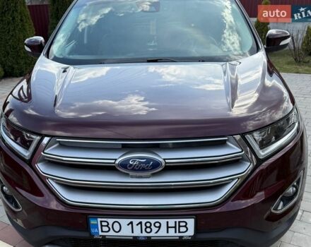 Красный Форд Эдж, объемом двигателя 2 л и пробегом 199 тыс. км за 18200 $, фото 1 на Automoto.ua