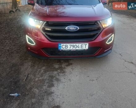 Красный Форд Эдж, объемом двигателя 2.7 л и пробегом 205 тыс. км за 15600 $, фото 1 на Automoto.ua