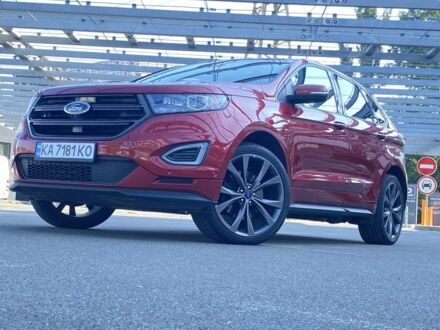 Красный Форд Эдж, объемом двигателя 2.7 л и пробегом 210 тыс. км за 18500 $, фото 1 на Automoto.ua