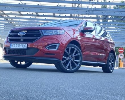 Красный Форд Эдж, объемом двигателя 2.7 л и пробегом 210 тыс. км за 18500 $, фото 1 на Automoto.ua