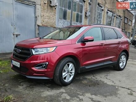 Красный Форд Эдж, объемом двигателя 2 л и пробегом 133 тыс. км за 13900 $, фото 1 на Automoto.ua
