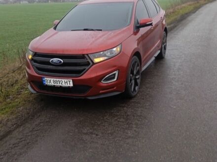 Красный Форд Эдж, объемом двигателя 2.7 л и пробегом 202 тыс. км за 15400 $, фото 1 на Automoto.ua