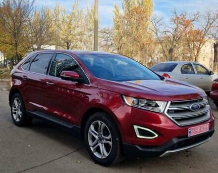 Червоний Форд Едж, об'ємом двигуна 2 л та пробігом 200 тис. км за 15300 $, фото 1 на Automoto.ua