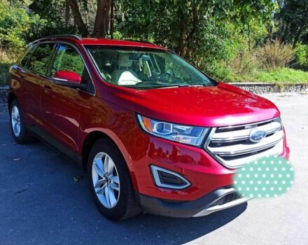 Красный Форд Эдж, объемом двигателя 2 л и пробегом 217 тыс. км за 17500 $, фото 1 на Automoto.ua