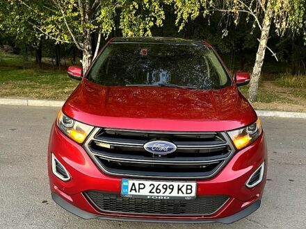 Красный Форд Эдж, объемом двигателя 2.7 л и пробегом 111 тыс. км за 19500 $, фото 1 на Automoto.ua