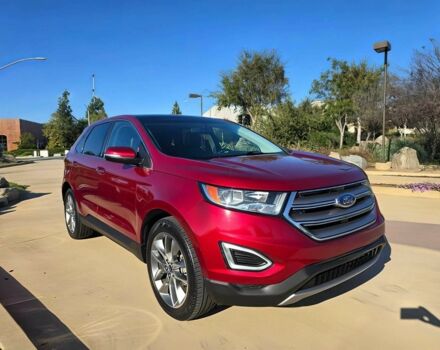 Красный Форд Эдж, объемом двигателя 2 л и пробегом 76 тыс. км за 11000 $, фото 1 на Automoto.ua