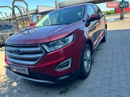 Красный Форд Эдж, объемом двигателя 3.5 л и пробегом 216 тыс. км за 16200 $, фото 1 на Automoto.ua