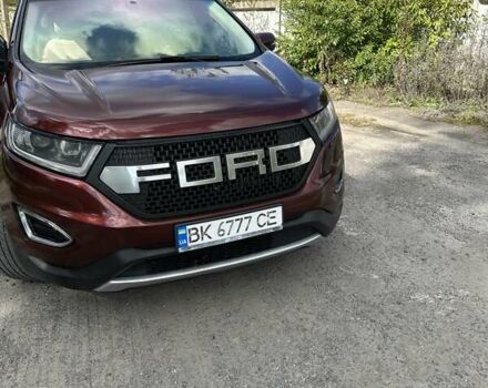 Червоний Форд Едж, об'ємом двигуна 2 л та пробігом 135 тис. км за 13500 $, фото 1 на Automoto.ua
