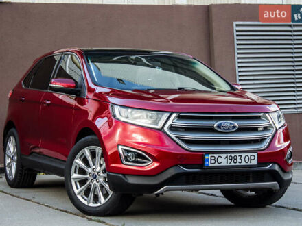 Красный Форд Эдж, объемом двигателя 3.5 л и пробегом 135 тыс. км за 15900 $, фото 1 на Automoto.ua