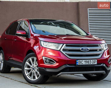 Красный Форд Эдж, объемом двигателя 3.5 л и пробегом 135 тыс. км за 15900 $, фото 1 на Automoto.ua