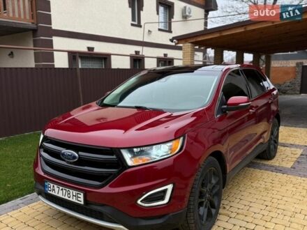 Красный Форд Эдж, объемом двигателя 3.5 л и пробегом 173 тыс. км за 17500 $, фото 1 на Automoto.ua