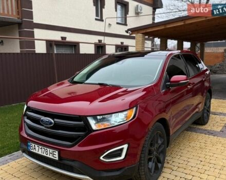 Красный Форд Эдж, объемом двигателя 3.5 л и пробегом 173 тыс. км за 17500 $, фото 1 на Automoto.ua