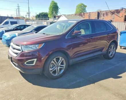 Красный Форд Эдж, объемом двигателя 2 л и пробегом 104 тыс. км за 3000 $, фото 1 на Automoto.ua