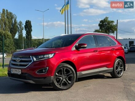 Червоний Форд Едж, об'ємом двигуна 2 л та пробігом 85 тис. км за 23700 $, фото 1 на Automoto.ua