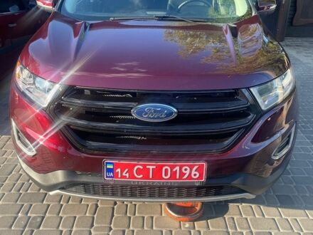 Червоний Форд Едж, об'ємом двигуна 2 л та пробігом 146 тис. км за 15100 $, фото 1 на Automoto.ua