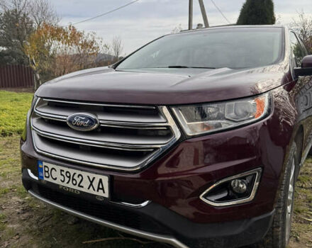 Червоний Форд Едж, об'ємом двигуна 2 л та пробігом 83 тис. км за 17300 $, фото 1 на Automoto.ua