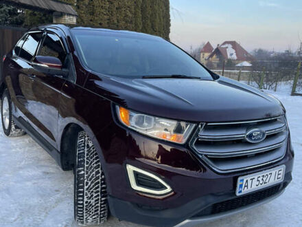 Красный Форд Эдж, объемом двигателя 2 л и пробегом 167 тыс. км за 16000 $, фото 1 на Automoto.ua