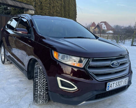 Красный Форд Эдж, объемом двигателя 2 л и пробегом 167 тыс. км за 16000 $, фото 1 на Automoto.ua