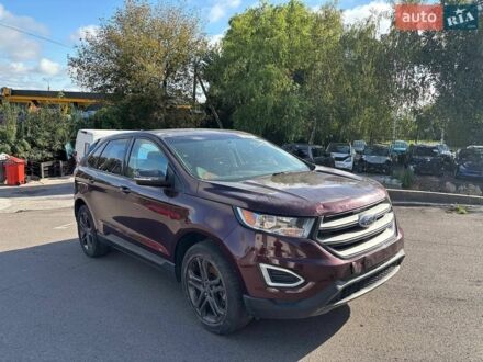 Красный Форд Эдж, объемом двигателя 2 л и пробегом 215 тыс. км за 9200 $, фото 1 на Automoto.ua