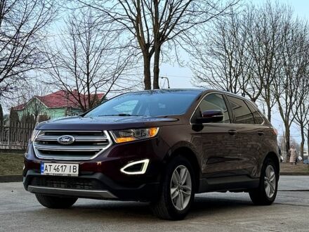 Форд Эдж 2017 в Ивано-Франковске на Automoto.ua Красный Форд Эдж, объемом двигателя 2 л и пробегом 166 тыс. км за 16200 $, фото 1 на Automoto.ua