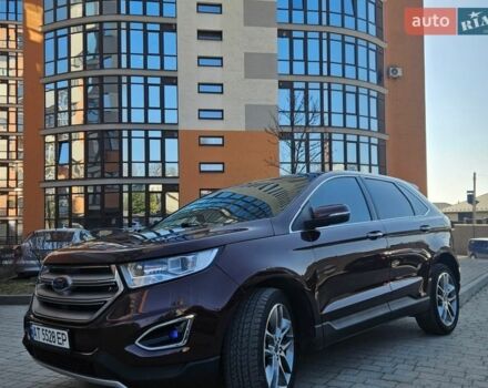 Красный Форд Эдж, объемом двигателя 2 л и пробегом 167 тыс. км за 15000 $, фото 1 на Automoto.ua