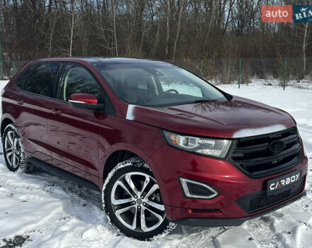 Красный Форд Эдж, объемом двигателя 2.7 л и пробегом 137 тыс. км за 13700 $, фото 1 на Automoto.ua