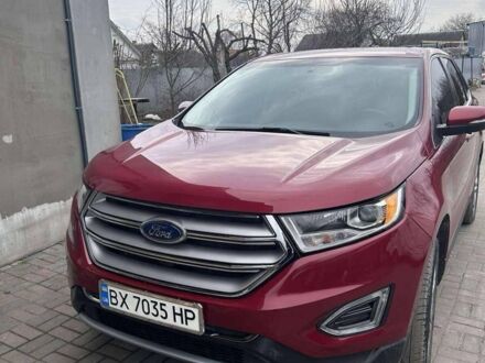 Червоний Форд Едж, об'ємом двигуна 2 л та пробігом 157 тис. км за 16000 $, фото 1 на Automoto.ua