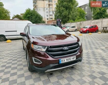 Красный Форд Эдж, объемом двигателя 3.5 л и пробегом 200 тыс. км за 14500 $, фото 1 на Automoto.ua